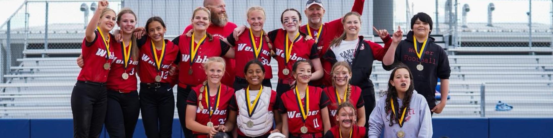 Girls Softball championship team 2025