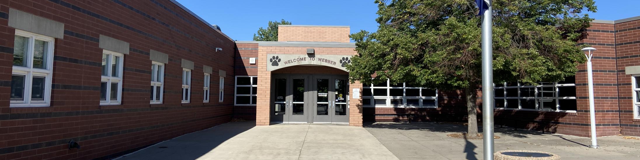 Webber Middle School front doors
