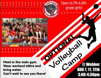 volleyball camp flyer