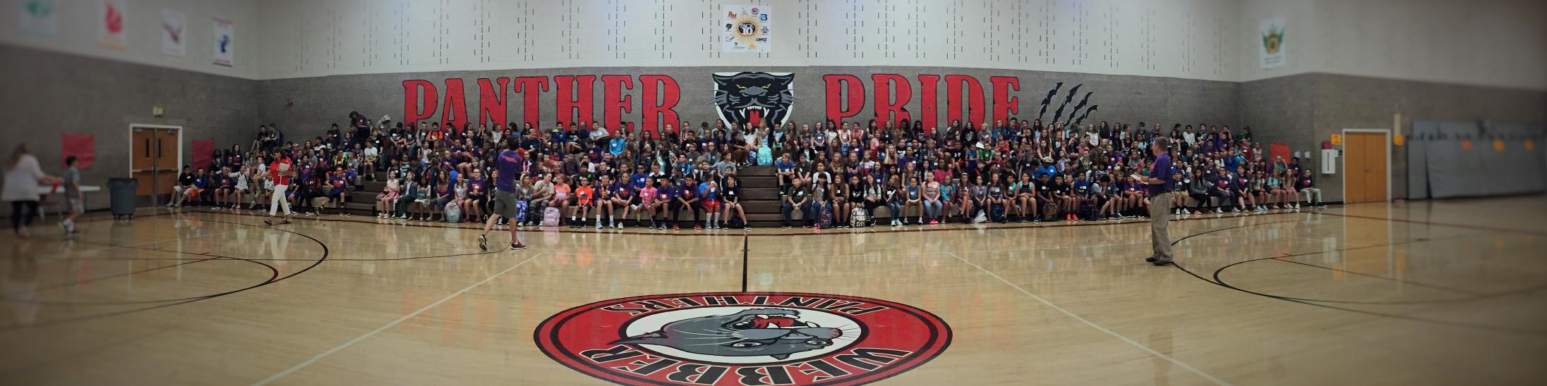 WEB Leaders welcome 6th graders