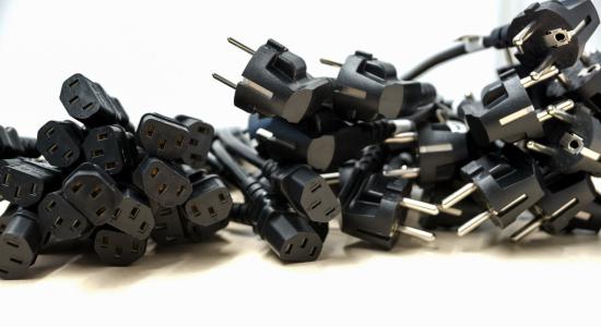 phot of a computer charger